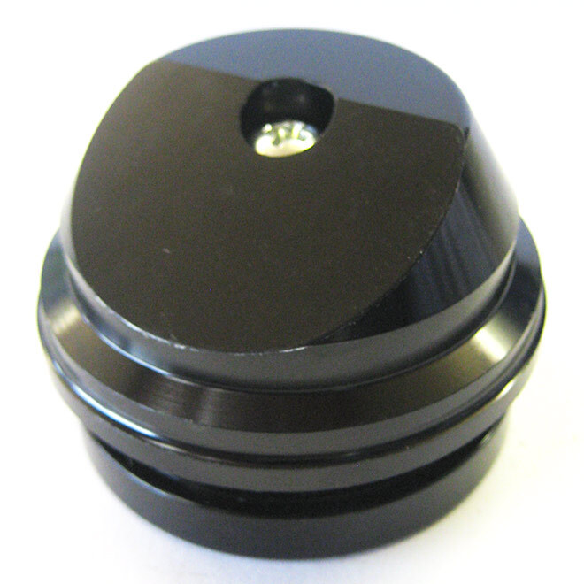 52mm 30 degree Angled Shock Bladder Cap Black