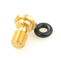 Fork Top Cap Air Bleed Screw Complete - Brass