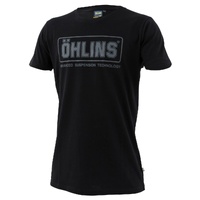 OHLINS T-Shirt Black-Black print