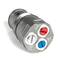 Shock Absorber Triple Adjuster Assembly - Hi/Low Comp/Reb - 4 Click / 1 Turn - CRF 2015