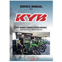 KYB Offroad MX Competition Suspension Service Manual - English