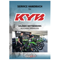 KYB Offroad MX Competition Suspension Service Manual - Deutsch
