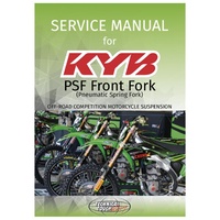 KYB Offroad MX Competition PSF Air Forks Service Manual - English