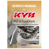 KYB Offroad MX Competition PSF II Air Forks Service Manual - English