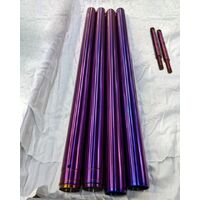 Ultraviolet/Purple PVD Coat Fork Inner Tube Set