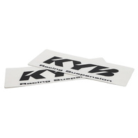 KYB Genuine  Sticker ff SET KYB Racing Suspension BLACK image