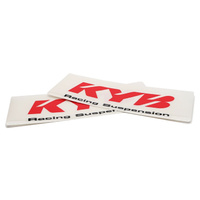 KYB Genuine  Sticker ff SET KYB Racing Suspension RED image