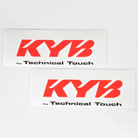 KYB by TT Fork Sticker Set - Red