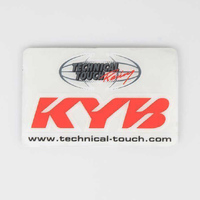 KYB by Technical Touch - Red - Single Shock Absorber Sticker