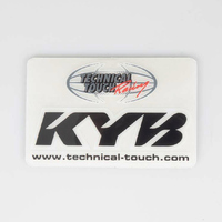 KYB Genuine Sticker Rear Shock KYB by TT black