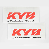KYB by Technical Touch - Red - 85cc Mini Fork Stickers Pair