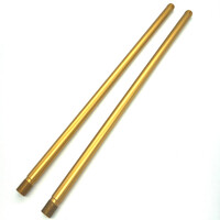 Fork Cartridge Rebound Piston Rods Bare (pair) 14mm x 390mm 