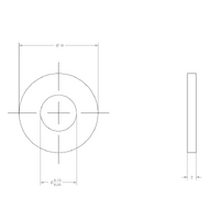 Base plate spacer 08x02x18 