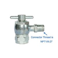 High Pressure Regassing Chuck SRT NPT 1/8 27tpi 