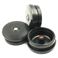 52mm Flat Shock Bladder Cap - Black 