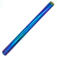 Showa Fork Slide Pipe - 49 x 595mm - 2018-2023 CRF250 / 2017-2023 CRF450 / 2018-2023 RMZ450 - Works Rainbow