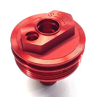 Showa Fork Top Cap Bolt - Red