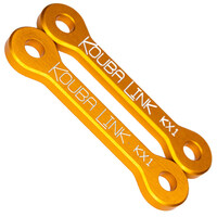 KoubaLink Lowering Link Kawasaki KX 125/250 & KLX 250/300 -25mm Gold Main image thumb