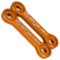 KoubaLink Lowering Link Kawasaki KX/RM 65 - 50mm Gold Main image thumb