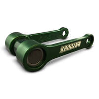KROOZR KAWASAKI KLX140-150 GREEN LOWERING LINKAGE ARM KIT image