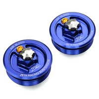 ZETA FORK CAPS EASY ADJUST YZ80/85-93 up- BLUE
