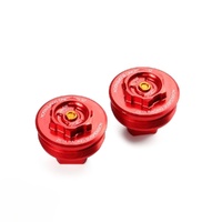 ZETA FORK CAPS EASY ADJUST CRF250L/M 2013-up , CRF250RALLY 2017-up- RED