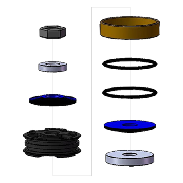 Teknik Shock Piston Parts