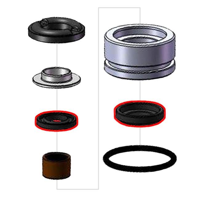 Teknik Shock Dust & Oil Seal Set