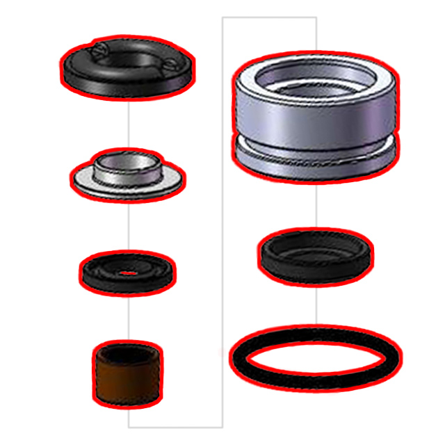 Teknik Shock Seal Case Assembly