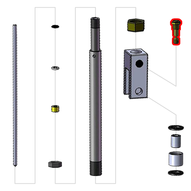 Teknik Shock Rebound Adjuster Parts